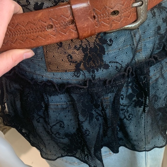 Handmade mohair purse on tooled leather utility belt. - Picture 3 of 8